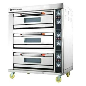 3 Deck 6 Tray Electric Oven